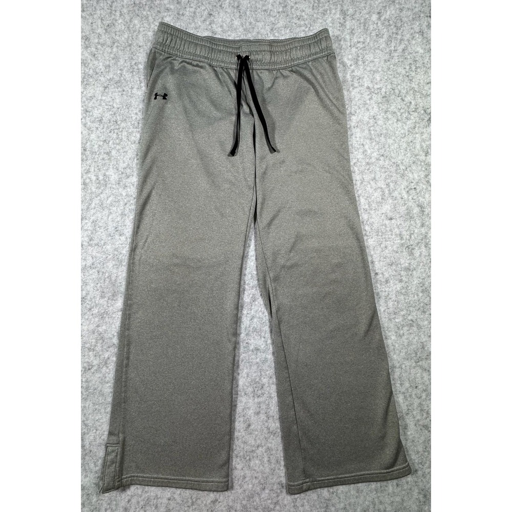 Under Armour Mens Medium Gray French Terry Sweatpants Elastic Waist Lounge Pants
